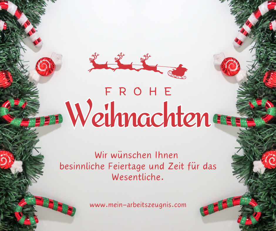 Frohe Weihnachten
